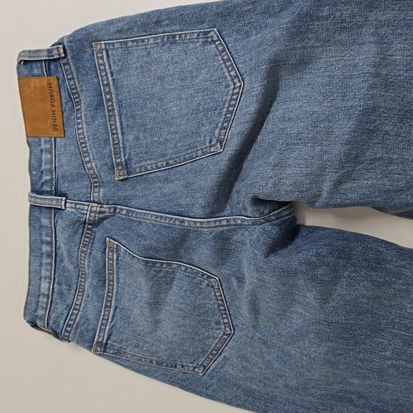 Denim Forum Women's Straight Leg Jeans - Light Blue - Picture 11 of 12